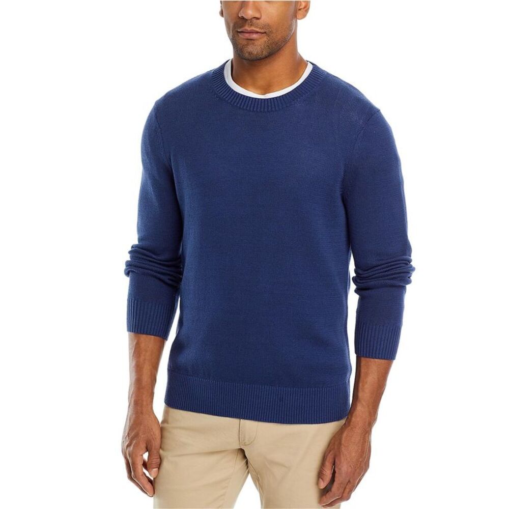 The Men's Store Mens Solid Pullover Sweater, NWT